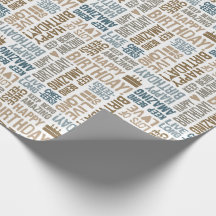 Alles Gute zum Geburtstag Handtypografie in Blau u