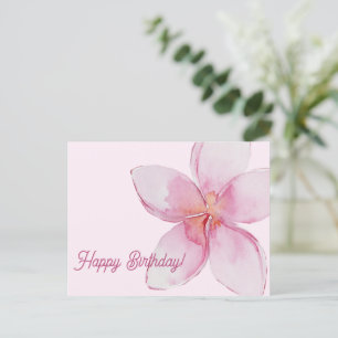 Alles Gute zum Geburtstag Hawaiianische Aquarel Postkarte