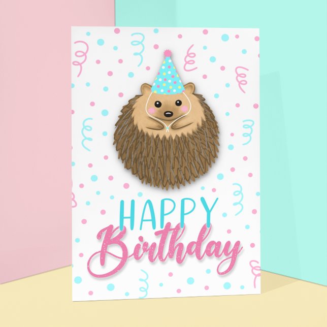 Alles Gute zum Geburtstag Hedgie Karte (Von Creator hochgeladen)
