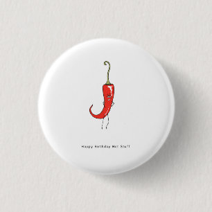 Alles Gute zum Geburtstag heißes Ding Knopf Abzeic Button