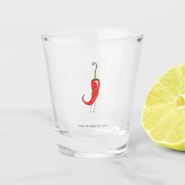 Alles Gute zum Geburtstag heißes Zeug. Geburtstag Schnapsglas