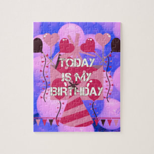 Alles Gute zum Geburtstag Heute ist mein Geburtsta Puzzle