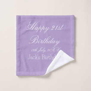 Alles Gute zum Geburtstag hinzufügen Namen Datum K Waschlappen