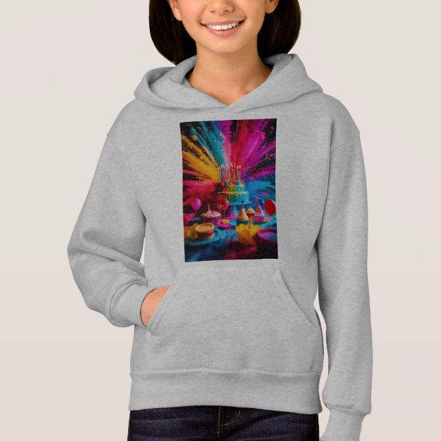 Alles Gute zum Geburtstag Hoodie (Vorderseite)