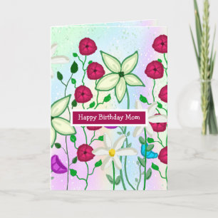 Alles Gute zum Geburtstag, Hübsche Mama Karte
