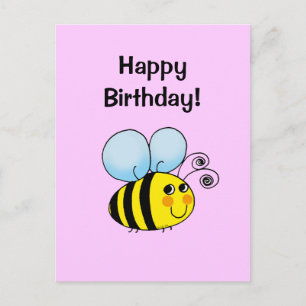 Alles Gute zum Geburtstag! (Hummel) Postkarte