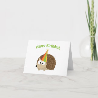 Alles Gute zum Geburtstag! Igel Karte