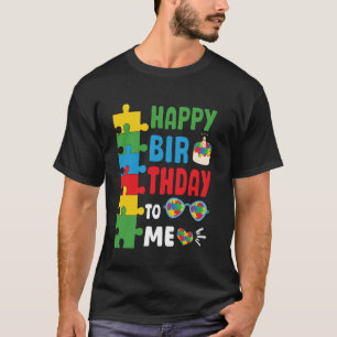 Alles Gute zum Geburtstag im April Autism Awarenes T-Shirt