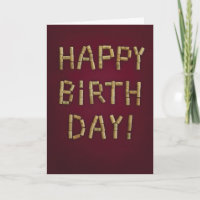 Alles Gute zum Geburtstag im Weinkeller für den We