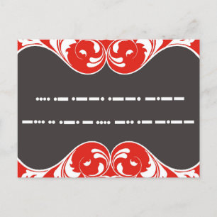 Alles Gute zum Geburtstag in Morse Code 2 Postkarte