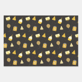 Alles Gute zum Geburtstag, individualisieren Geschenkpapier Set