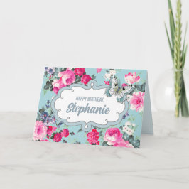 Alles Gute zum Geburtstag. Individuelle Name | Blu Karte