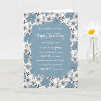 Alles Gute zum Geburtstag Individuelle Name Vintag Karte