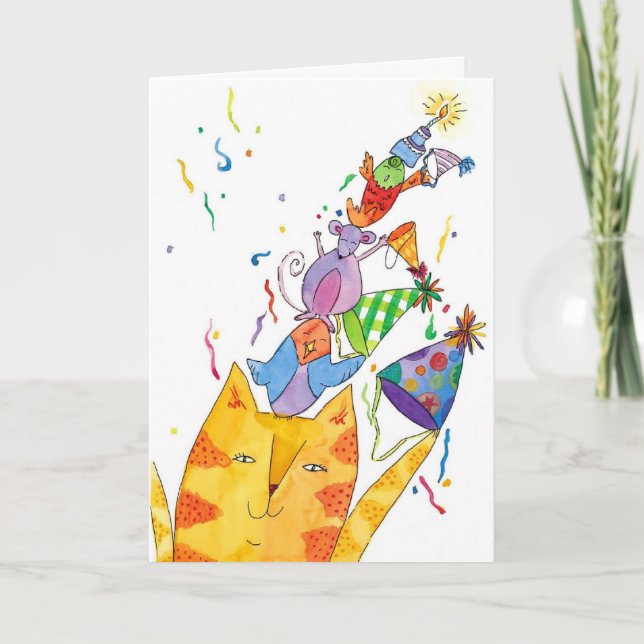 alles Gute zum Geburtstag jeder Karte (Vorderseite)
