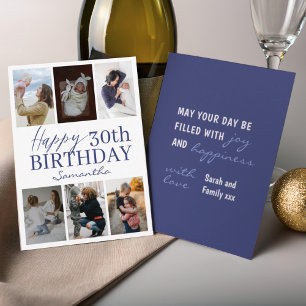 Alles Gute zum Geburtstag jedes Alters Blue 6 Foto