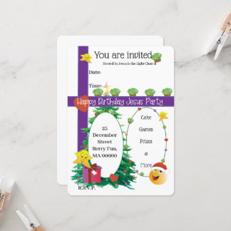 Alles Gute zum Geburtstag, Jesus Einladung