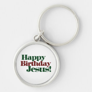 Alles Gute zum Geburtstag Jesus ist Weihnachten Schlüsselanhänger