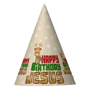 Alles Gute zum Geburtstag Jesus Partyhütchen
