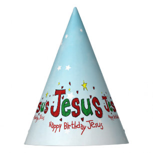 Alles Gute zum Geburtstag Jesus Partyhütchen