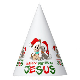 Alles Gute zum Geburtstag Jesus Partyhütchen