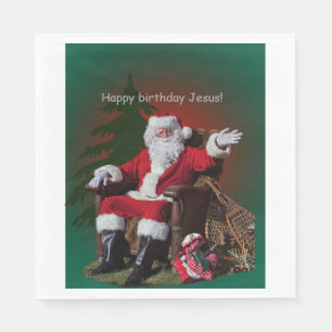 ALLES GUTE ZUM GEBURTSTAG JESUS SERVIETTE