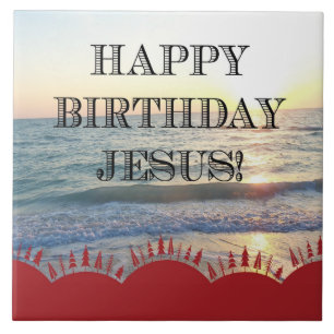 Alles Gute zum Geburtstag Jesus Sonnenuntergang üb Fliese