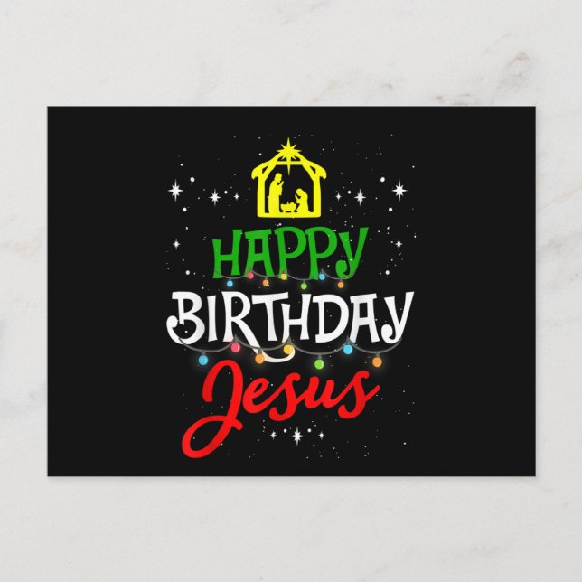Alles Gute zum Geburtstag Jesus Weihnachten Pajama (Vorderseite)