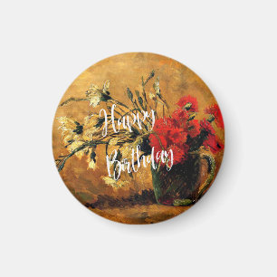 Alles Gute zum Geburtstag, Jug mit Rot und Weiß Ne Magnet