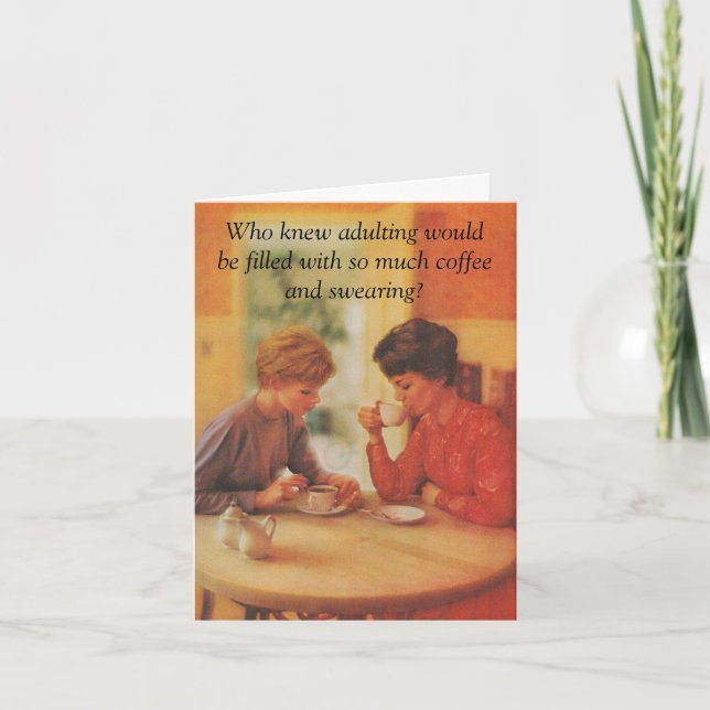 Alles Gute zum Geburtstag. Kaffeeliebhaber. Karte (Vorderseite)