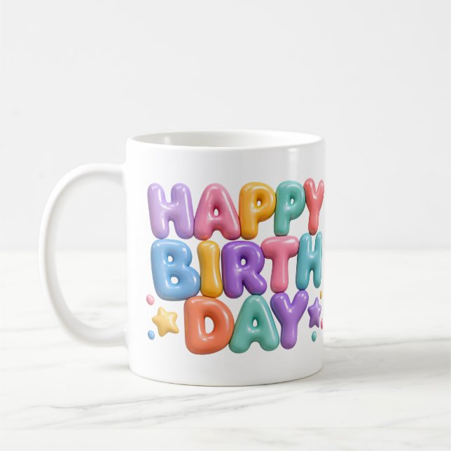 Alles Gute zum Geburtstag Kaffeetasse (Links)