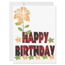 Alles Gute zum Geburtstag Kariert