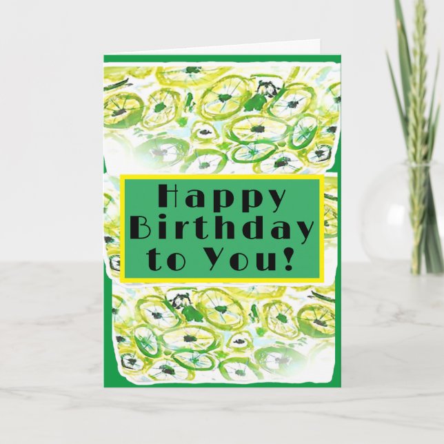 Alles Gute zum Geburtstag! Karte (Vorderseite)