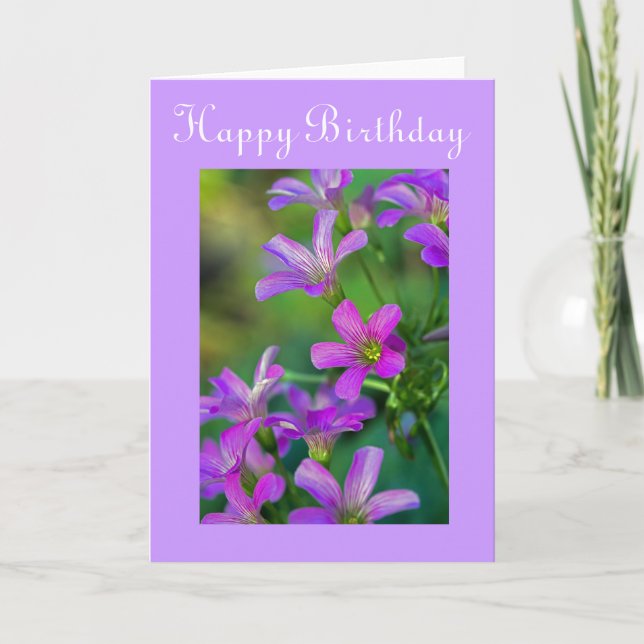 Alles Gute zum Geburtstag Karte (Vorderseite)