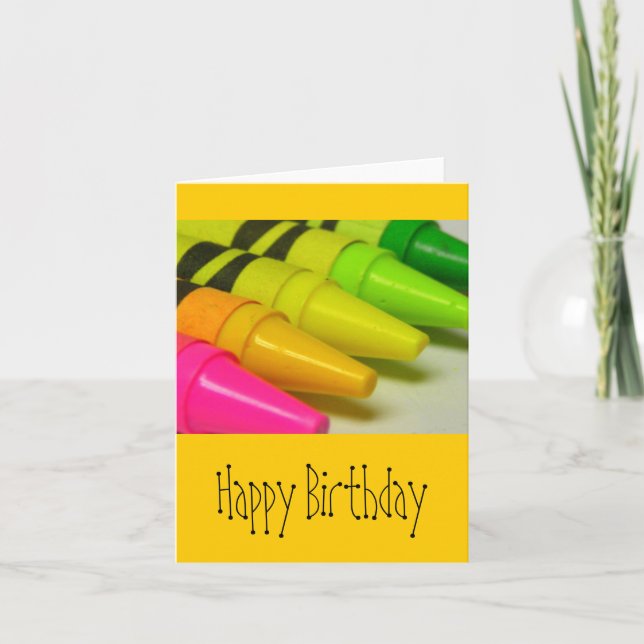 Alles Gute zum Geburtstag Karte (Vorderseite)
