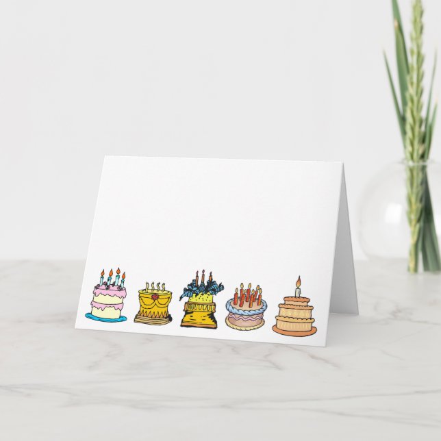 Alles Gute zum Geburtstag Karte (Vorderseite)