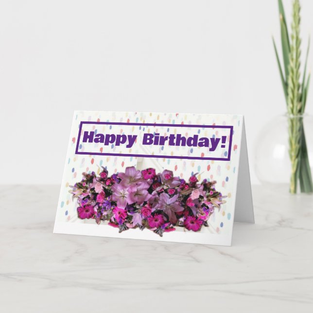 Alles Gute zum Geburtstag! Karte (Vorderseite)