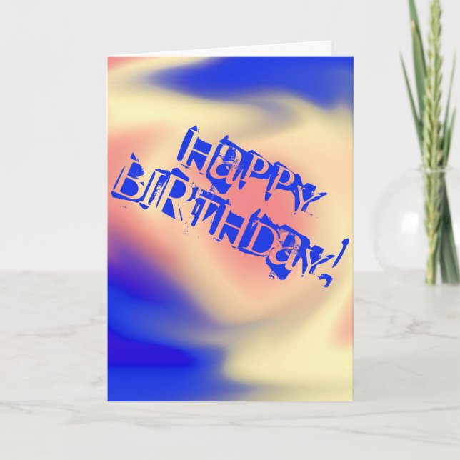 Alles Gute zum Geburtstag! Karte (Vorderseite)