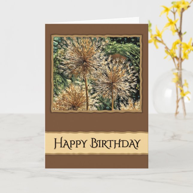 Alles Gute zum Geburtstag - Karte (Gelbe Blume)