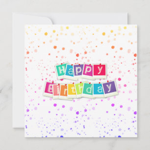 Alles Gute zum Geburtstag Karte