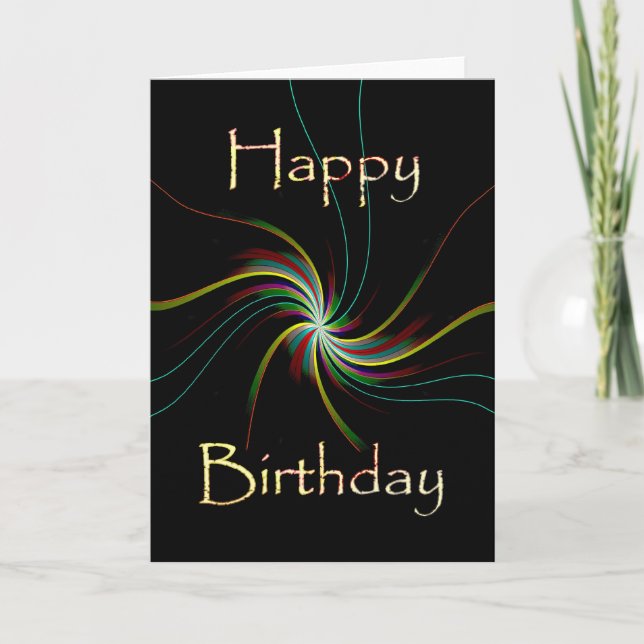 Alles Gute zum Geburtstag Karte (Vorderseite)