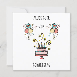 Alles Gute zum Geburtstag Karte