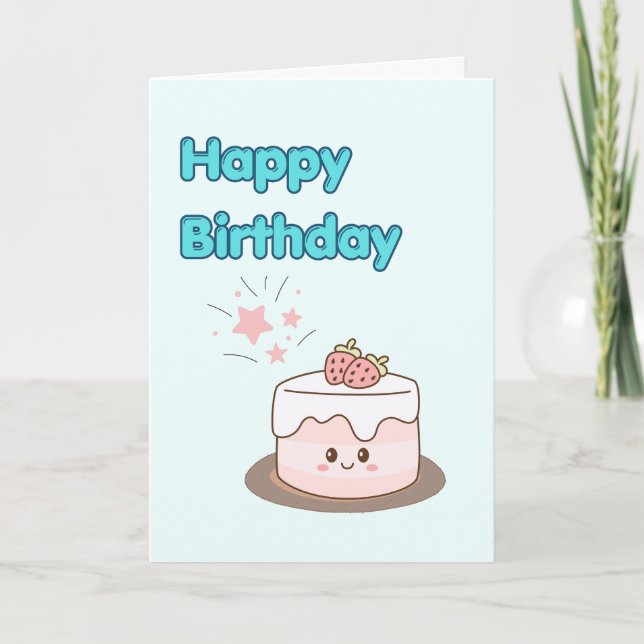 Alles Gute zum Geburtstag Karte (Vorderseite)