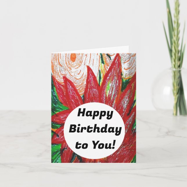 Alles Gute zum Geburtstag! Karte (Vorderseite)