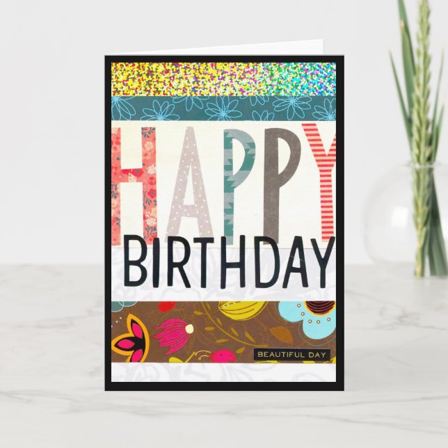 Alles Gute zum Geburtstag! Karte (Vorderseite)