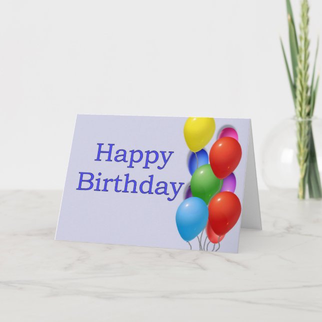 Alles Gute zum Geburtstag Karte (Vorderseite)