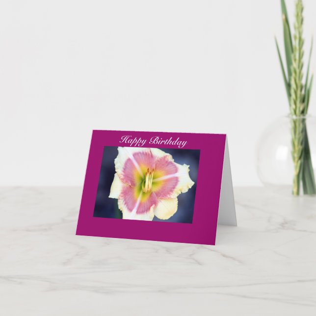 alles Gute zum Geburtstag Karte (Vorderseite)