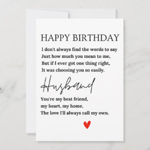 Alles Gute zum Geburtstag Karte für meinen Ehemann