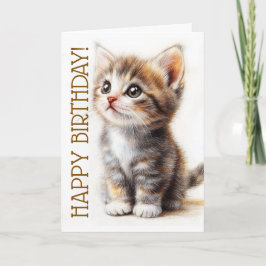 Alles Gute zum Geburtstag, Katze Lady, Kitten Love Karte
