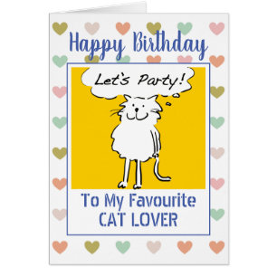 Alles Gute zum Geburtstag Katzenliebhaber