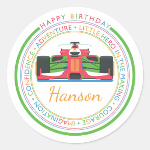 Alles Gute zum Geburtstag Klassisch Einfaches Be Runder Aufkleber